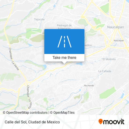 Calle del Sol map