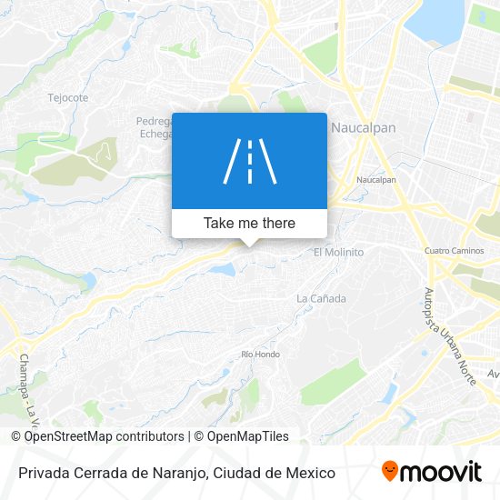 Privada Cerrada de Naranjo map