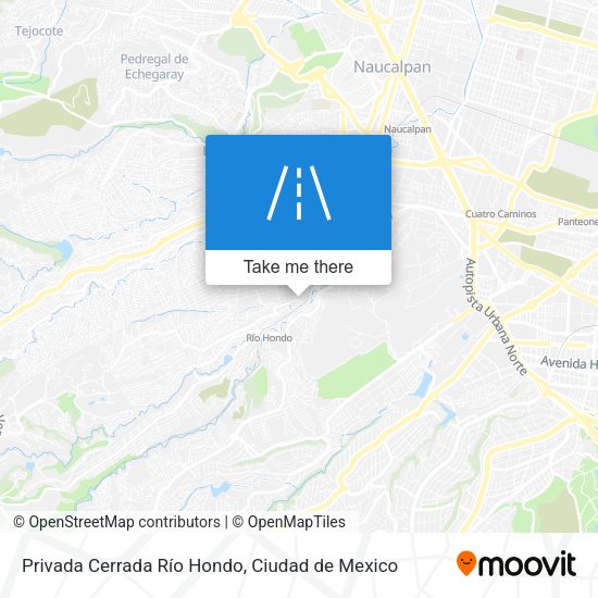 Mapa de Privada Cerrada Río Hondo