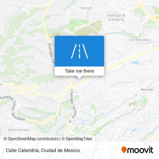 Calle Calandria map