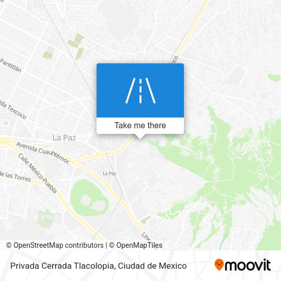 Privada Cerrada Tlacolopia map