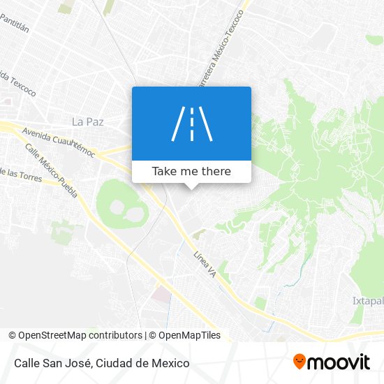 Calle San José map