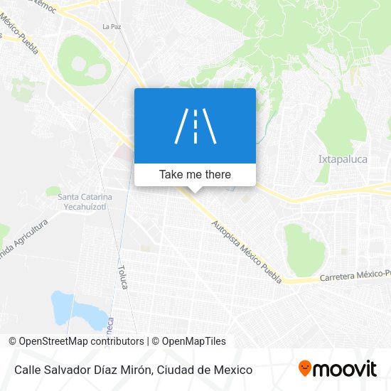 Calle Salvador Díaz Mirón map