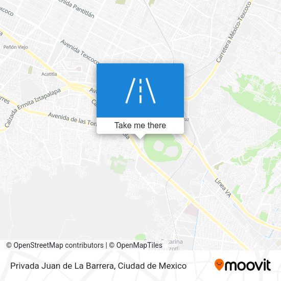 Privada Juan de La Barrera map
