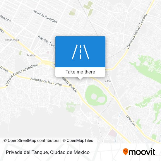 Privada del Tanque map