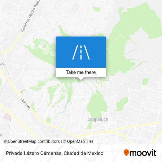 Mapa de Privada Lázaro Cárdenas
