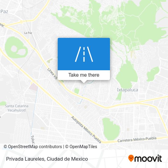 Privada Laureles map