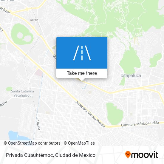Mapa de Privada Cuauhtémoc