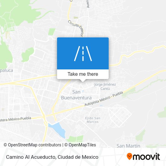 Camino Al Acueducto map