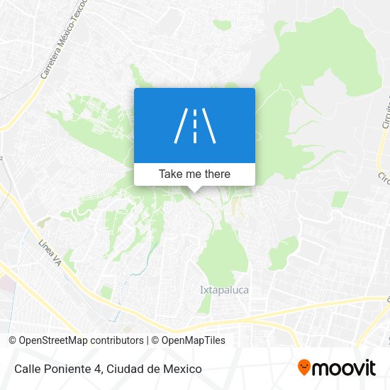 Calle Poniente 4 map