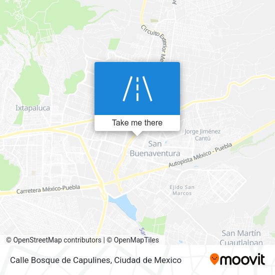 Calle Bosque de Capulines map