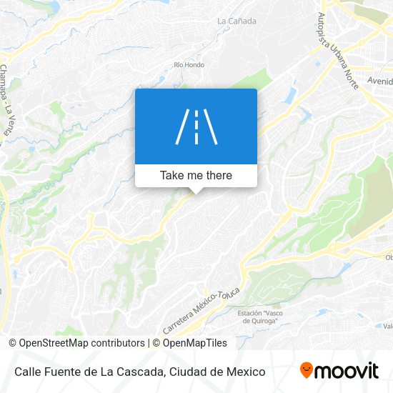 Mapa de Calle Fuente de La Cascada