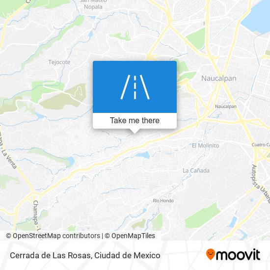 Mapa de Cerrada de Las Rosas