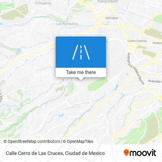 Calle Cerro de Las Cruces map