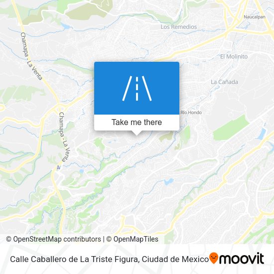 Mapa de Calle Caballero de La Triste Figura