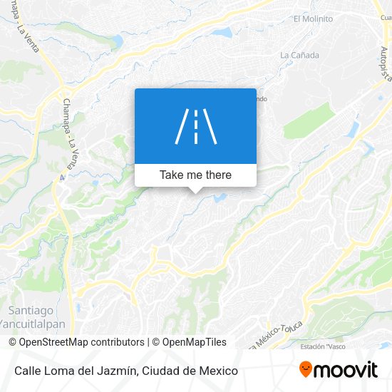 Mapa de Calle Loma del Jazmín