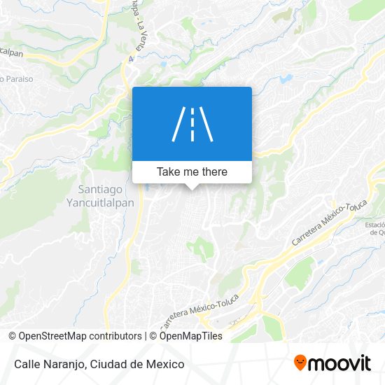 Mapa de Calle Naranjo