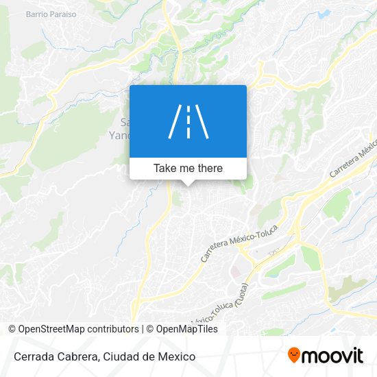 Mapa de Cerrada Cabrera