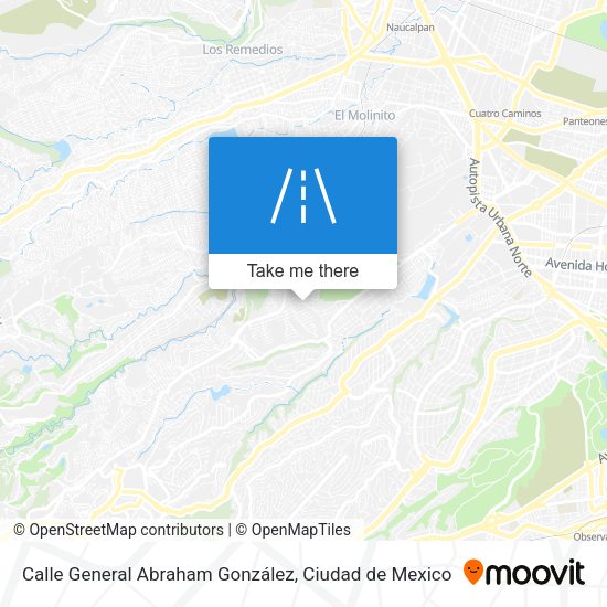 Mapa de Calle General Abraham González