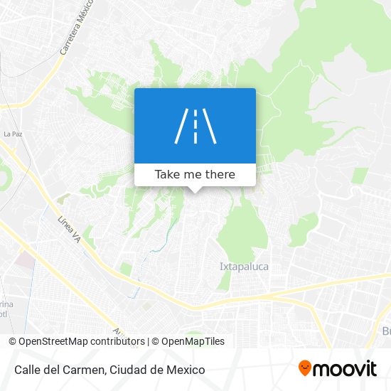 Calle del Carmen map