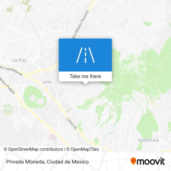 Mapa de Privada Moneda