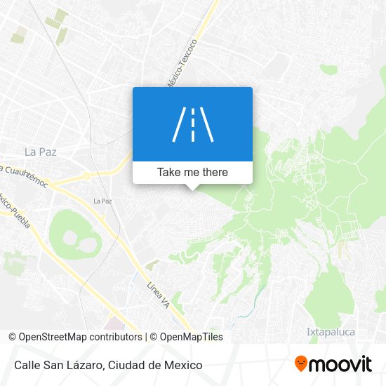 Mapa de Calle San Lázaro