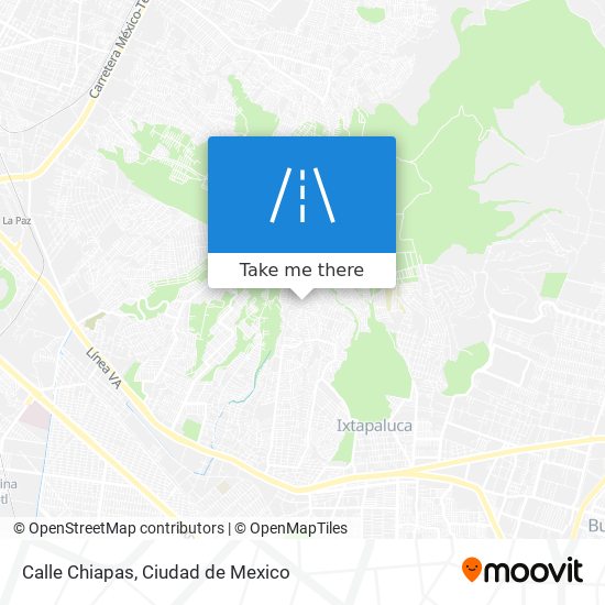 Calle Chiapas map