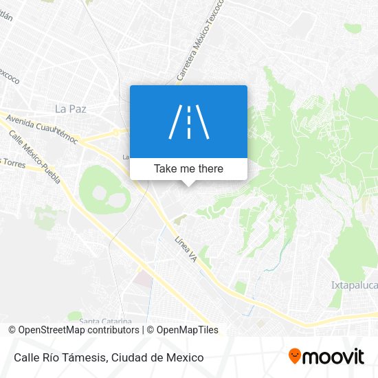 Calle Río Támesis map