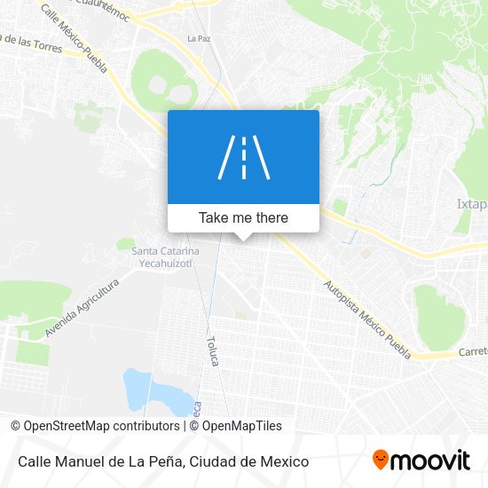 Mapa de Calle Manuel de La Peña