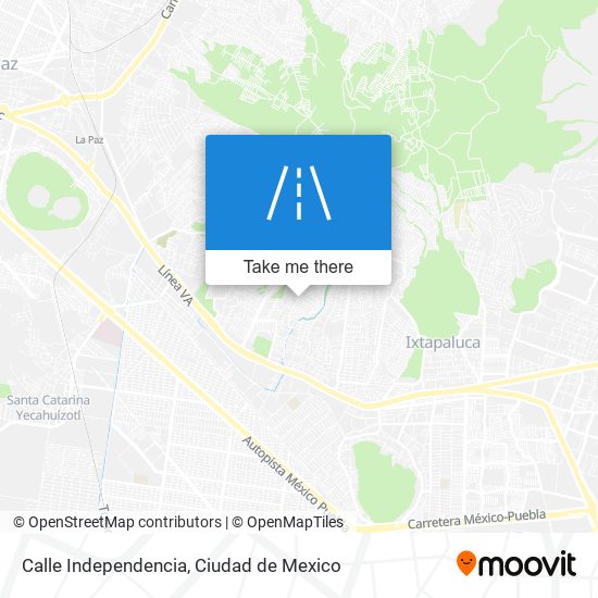 Mapa de Calle Independencia