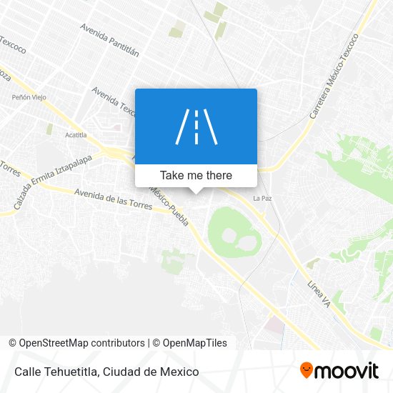 Calle Tehuetitla map