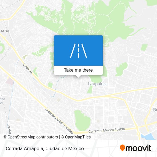 Cerrada Amapola map