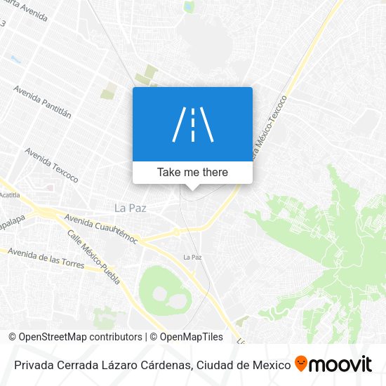 Mapa de Privada Cerrada Lázaro Cárdenas