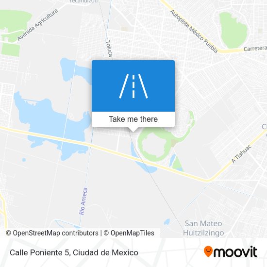 Calle Poniente 5 map