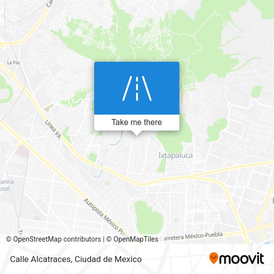 Mapa de Calle Alcatraces
