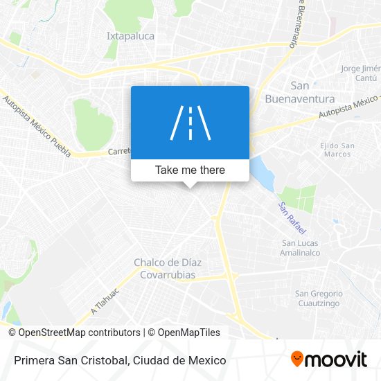 Primera San Cristobal map