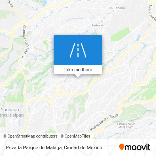 Mapa de Privada Parque de Málaga