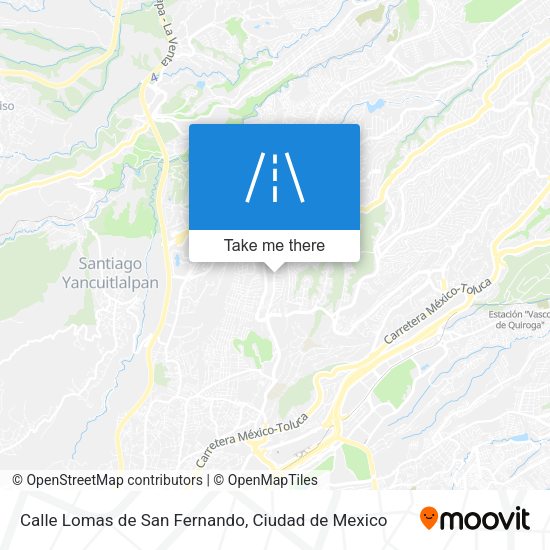 Calle Lomas de San Fernando map