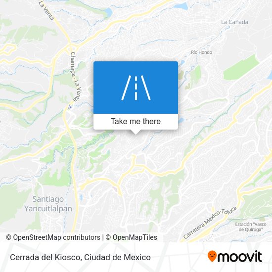Cerrada del Kiosco map