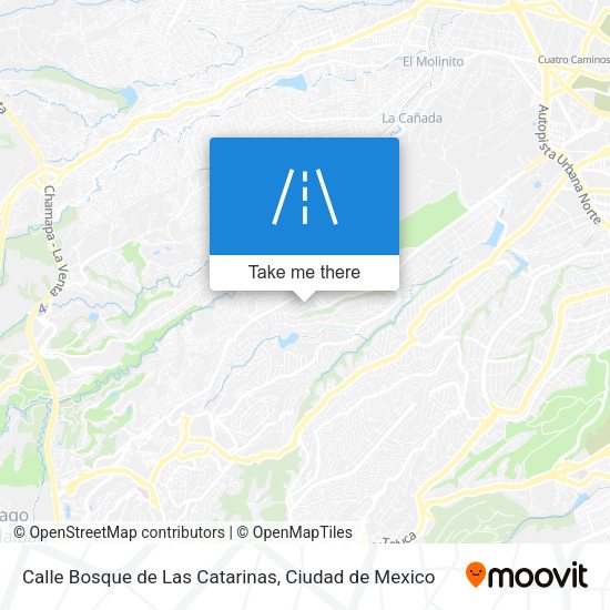 Calle Bosque de Las Catarinas map