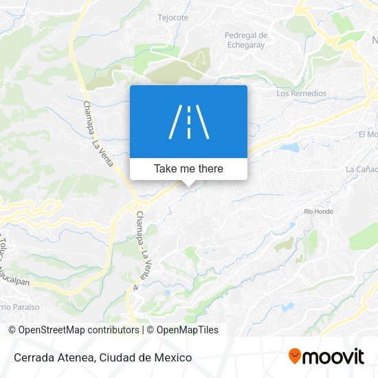 Cerrada Atenea map