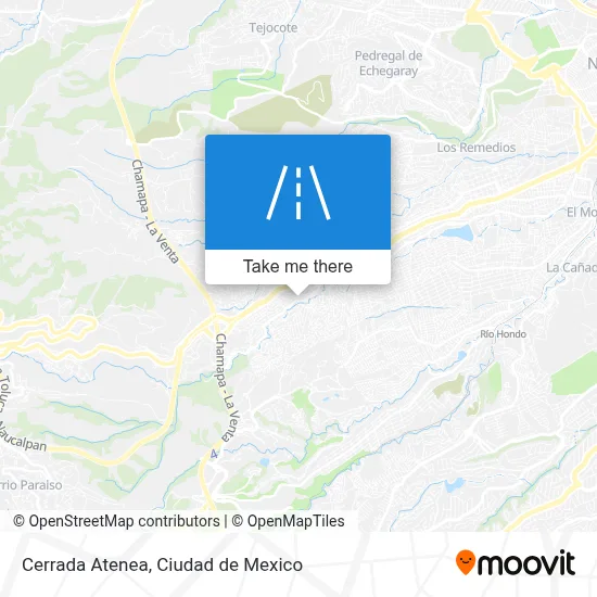 Cerrada Atenea map