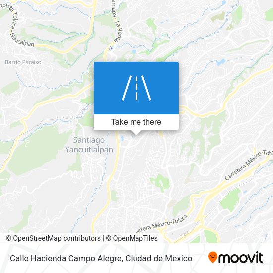 Mapa de Calle Hacienda Campo Alegre