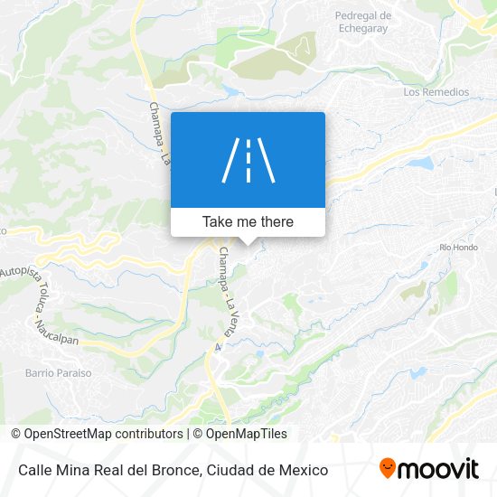 Mapa de Calle Mina Real del Bronce