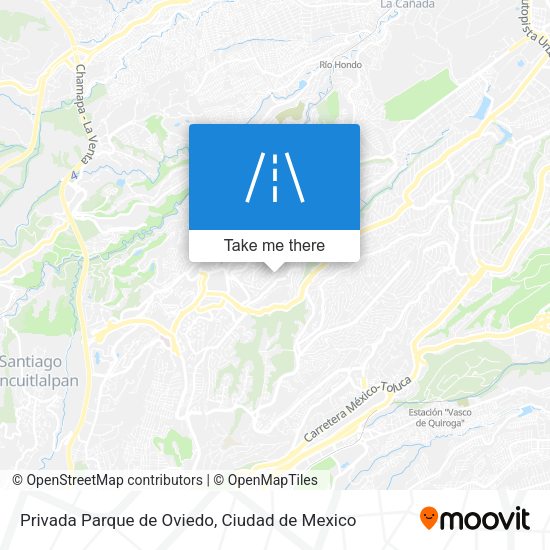 Privada Parque de Oviedo map