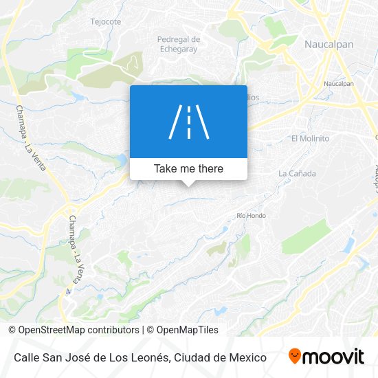 Calle San José de Los Leonés map