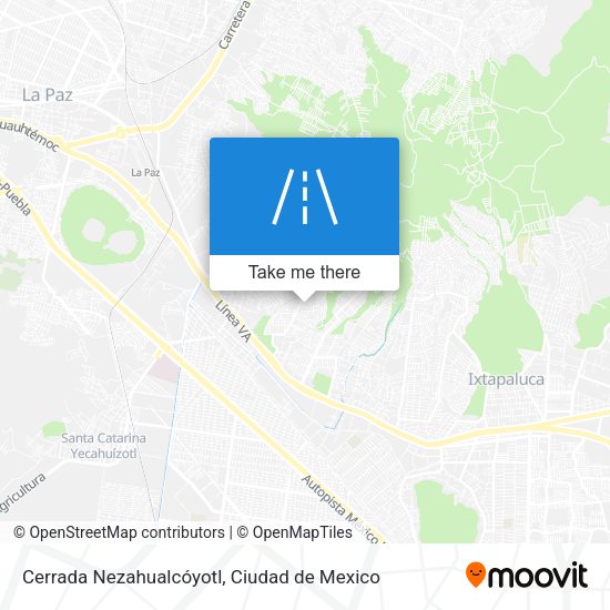 Cerrada Nezahualcóyotl map