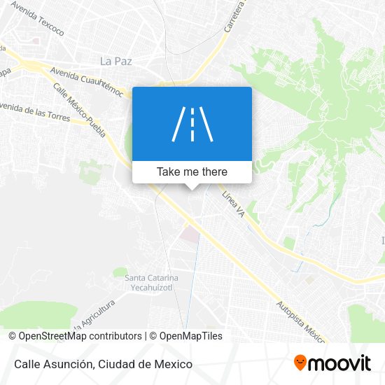 Mapa de Calle Asunción