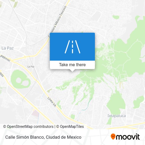Mapa de Calle Simón Blanco