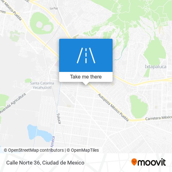 Calle Norte 36 map